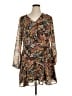 MSK 100% Polyester Paisley Brown Casual Dress Size XL - photo 1