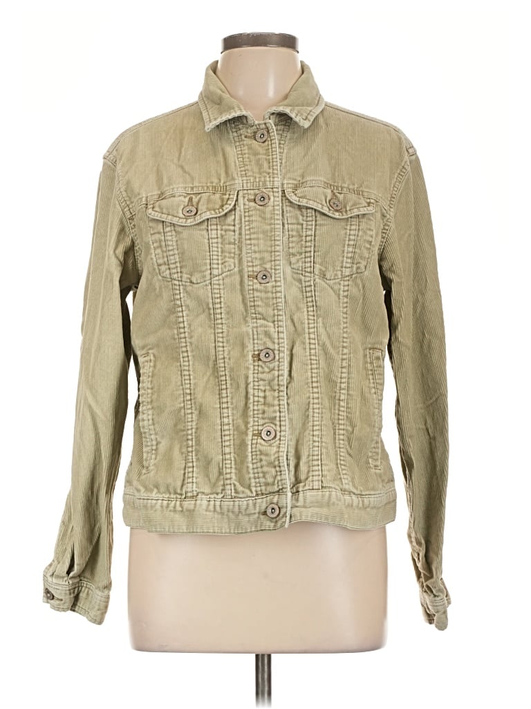 Pre-owned Eddie Bauer Jacket In Green