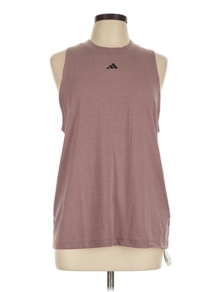 Pre-owned Adidas Originals Active Tank Top In Brown