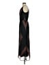 Old Navy 100% Polyester Argyle Black Casual Dress Size M - photo 5