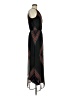 Old Navy 100% Polyester Argyle Black Casual Dress Size M - photo 4