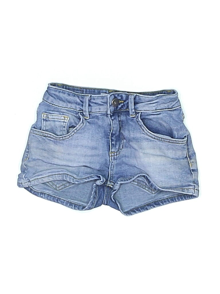 Pre-owned Assorted Brands Kids' Denim Shorts In Blue