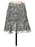 Veronica Beard 100% Silk Floral Green Silk Skirt Size 4 - photo 1
