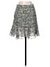 Veronica Beard 100% Silk Floral Green Silk Skirt Size 4 - photo 2