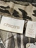 Chico's Animal Print Silver 3/4 Sleeve Blouse Size Med (1) - photo 7