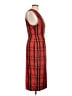 Talbots Plaid Red Cocktail Dress Size 12 Petite - photo 4