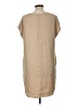 OVI 100% Polyester Solid Tan Casual Dress Size L - photo 2