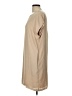 OVI 100% Polyester Solid Tan Casual Dress Size L - photo 5