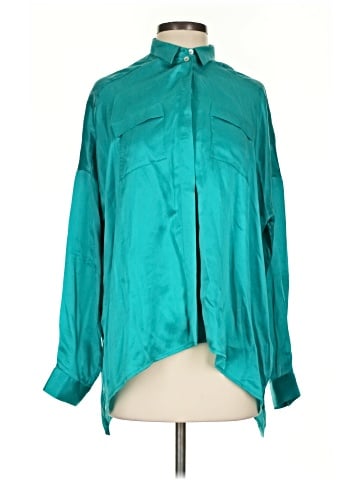Neiman Marcus 3/4 Sleeve Silk Top (view 1)