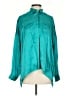 Neiman Marcus 100% Silk Teal 3/4 Sleeve Silk Top Size XS - photo 1