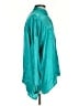 Neiman Marcus 100% Silk Teal 3/4 Sleeve Silk Top Size XS - photo 4