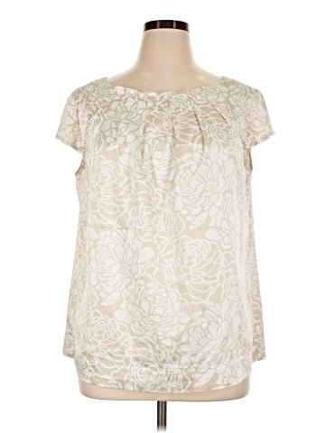 Ann Taylor Factory Short Sleeve Blouse (view 1)