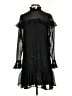 Betsey Johnson 100% Polyester Polka Dots Black Cocktail Dress Size 2 - photo 1