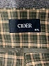 Cider Checkered-gingham Gold Shorts Size 4X - photo 3