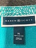 Karen Scott 100% Cotton Teal Pullover Sweater Size XL - photo 7