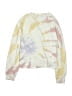 Pink Rose Tie-dye White Sweatshirt Size S (youth) - photo 1