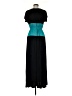 Soprano Color Block Teal Casual Dress Size M (estimated) - photo 2