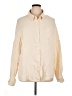 Automet 100% Rayon Solid Ivory Long Sleeve Button-Down Shirt Size XL - photo 1