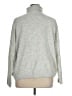 CeCe Solid Silver Turtleneck Sweater Size XL - photo 2