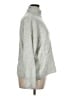 CeCe Solid Silver Turtleneck Sweater Size XL - photo 4