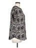 Buffalo by David Bitton 100% Polyester Animal Print Black Short Sleeve Blouse Size M - photo 4