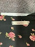 Maitai 100% Polyester Floral Black Romper Size S - photo 4