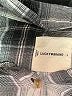 Lucky Brand Plaid Silver Long Sleeve Button-Down Shirt Size L - photo 7