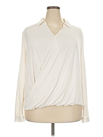 Ann Taylor Long Sleeve Blouse (view 1)