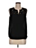 Vince Camuto 100% Polyester Black Sleeveless Blouse Size M - photo 1