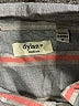 Dylan Stripes Gray Short Sleeve Button-Down Shirt Size M - photo 7