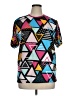 Assorted Brands 100% Polyester Argyle Black Short Sleeve T-Shirt Size XL - photo 1