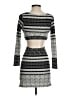 Blue Life Chevron-herringbone Gray Cocktail Dress Size XS - photo 2