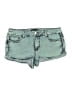 Forever 21 Teal Denim Shorts Size 29 waist - photo 1