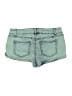 Forever 21 Teal Denim Shorts Size 29 waist - photo 2