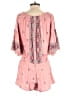 Raga 100% Viscose Paisley Pink Romper Size XS - photo 2