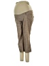 Motherhood Tan Gray Khakis Size Med Maternity - photo 1