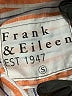 Frank & Eileen Stripes Orange Long Sleeve Blouse Size S - photo 7