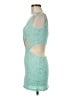 Outcast Teal Blue Cocktail Dress Size M - photo 5