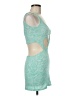 Outcast Teal Blue Cocktail Dress Size M - photo 4