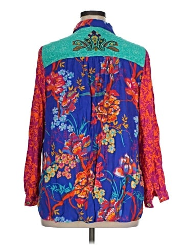 Soft Surroundings Long Sleeve Blouse (view 2)