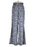 Lucy Paris 100% Polyester Print Blue Casual Pants Size S - photo 1