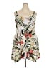Assorted Brands Tropical Ivory Casual Dress Size XXL - photo 1