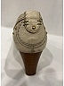 Chloé 100% Leather Ivory Leather Studded Heels Size EU 37 - photo 4