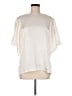 Raoul 100% Silk Ivory Short Sleeve Silk Top Size M (estimated) - photo 1