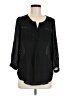 My Michelle 100% Polyester Black 3/4 Sleeve Blouse Size M - photo 1