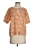 Cleobella Orange Short Sleeve Blouse Size S - photo 1