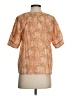 Cleobella Orange Short Sleeve Blouse Size S - photo 2