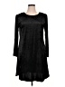 K.C. Spencer 100% Polyester Solid Black Casual Dress Size 16 - photo 1