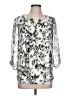 Carolyn Taylor White 3/4 Sleeve Blouse Size L - photo 1