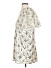 Just Me 100% Polyester Metallic Ivory Cocktail Dress Size S - photo 5